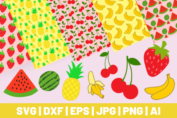 Digital Paper Cut Fruits Bundle: Graphics & Crafts Review
