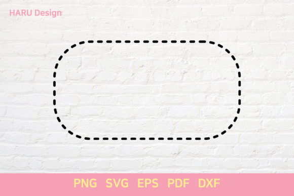 Dotted Line Rounded Shape: Graphics & Decorative Elements
