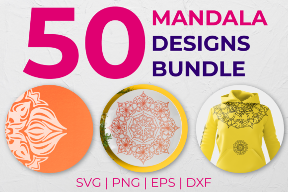 Hand Drawn Vector Mandala for Crafts & Graphics
