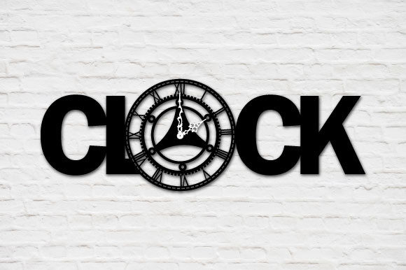 Laser Cut Decorative Wall Clock for Wall Decor & Laser Cutting