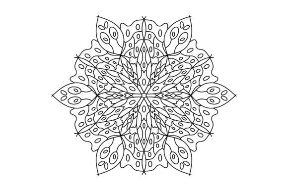 Outline Mandala Graphics for Coloring Pages Amp Projects