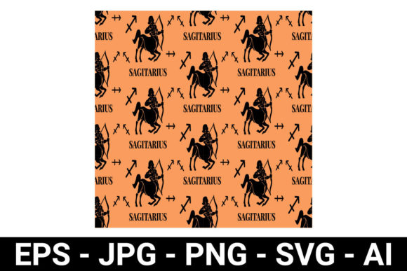 Sagittarius Seamless Pattern: A Graphics & Patterns Review