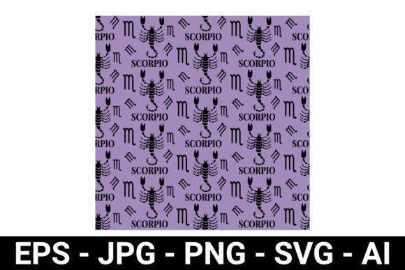 Scorpio Seamless Pattern: A Graphics & Patterns Asset Review