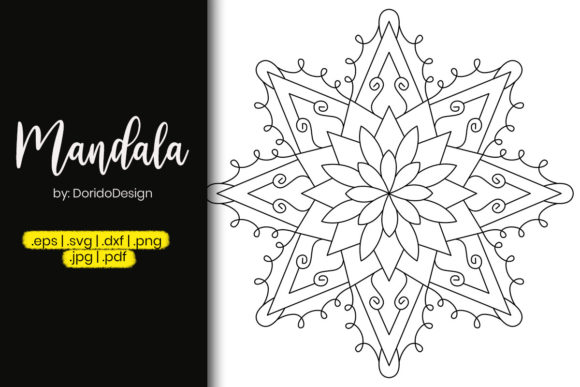 Star Mandala Coloring Page – Vol 11: Graphics & Coloring Pages Amp