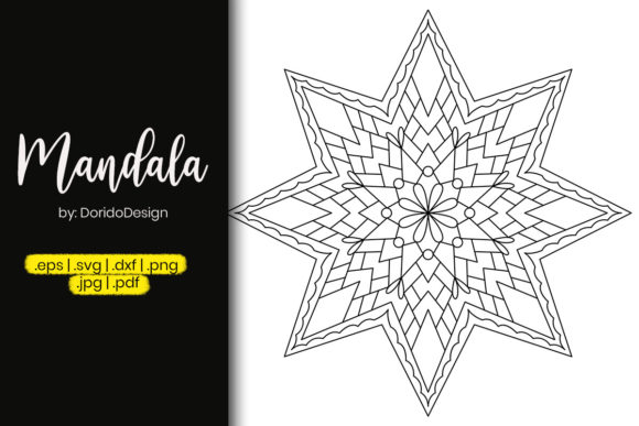 Star Mandala Coloring Page – Vol 17: Graphics & Coloring Pages Amp