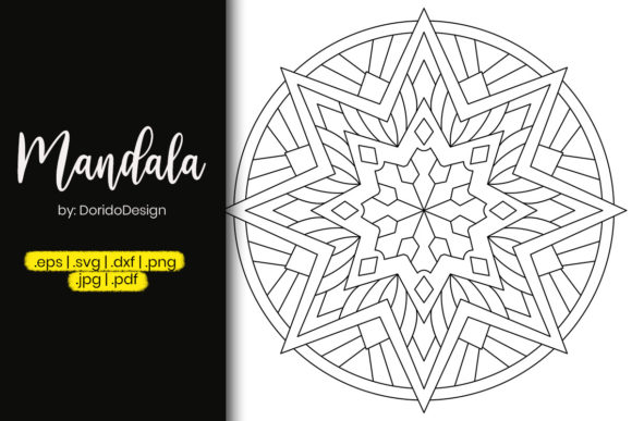 Star Mandala Coloring Page – Vol 27