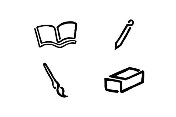 Stationery Hand Drawing Style Graphics & Decorative Elements